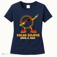 Solar Eclipse April 8 2024 Dabbing Sun Women's T-Shirt thumb 0