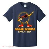 Solar Eclipse April 8 2024 Dabbing Sun Kids T-Shirt thumb 0