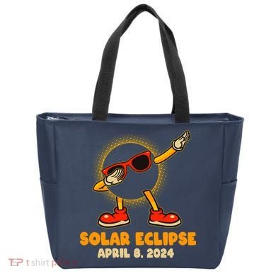 Solar Eclipse April 8 2024 Dabbing Sun Tote Bag