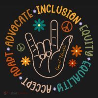 Special Education Autism Accept Equality Hippie Backpack thumb 2