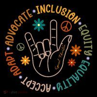 Special Education Autism Accept Equality Hippie Toddler Hoodie thumb 2