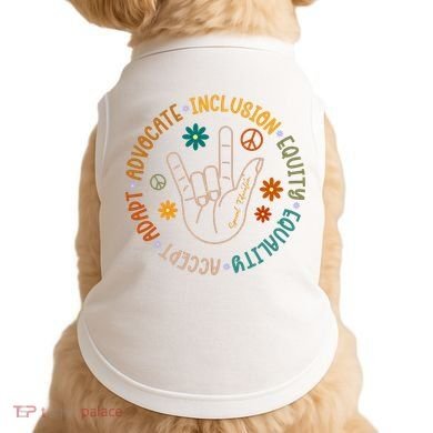 Special Education Autism Accept Equality Hippie Doggie Tank
