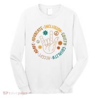 Special Education Autism Accept Equality Hippie Long Sleeve Shirt thumb 0