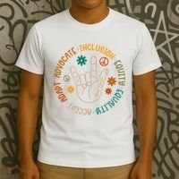 Special Education Autism Accept Equality Hippie T-Shirt thumb 3