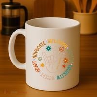 Special Education Autism Accept Equality Hippie Coffee Mug thumb 4