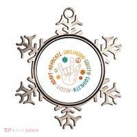 Special Education Autism Accept Equality Hippie Ornament thumb 0