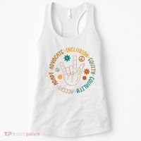 Special Education Autism Accept Equality Hippie Women's Tank Top thumb 0