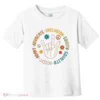 Special Education Autism Accept Equality Hippie Toddler T-Shirt thumb 0