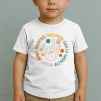 Special Education Autism Accept Equality Hippie Toddler T-Shirt thumb 2