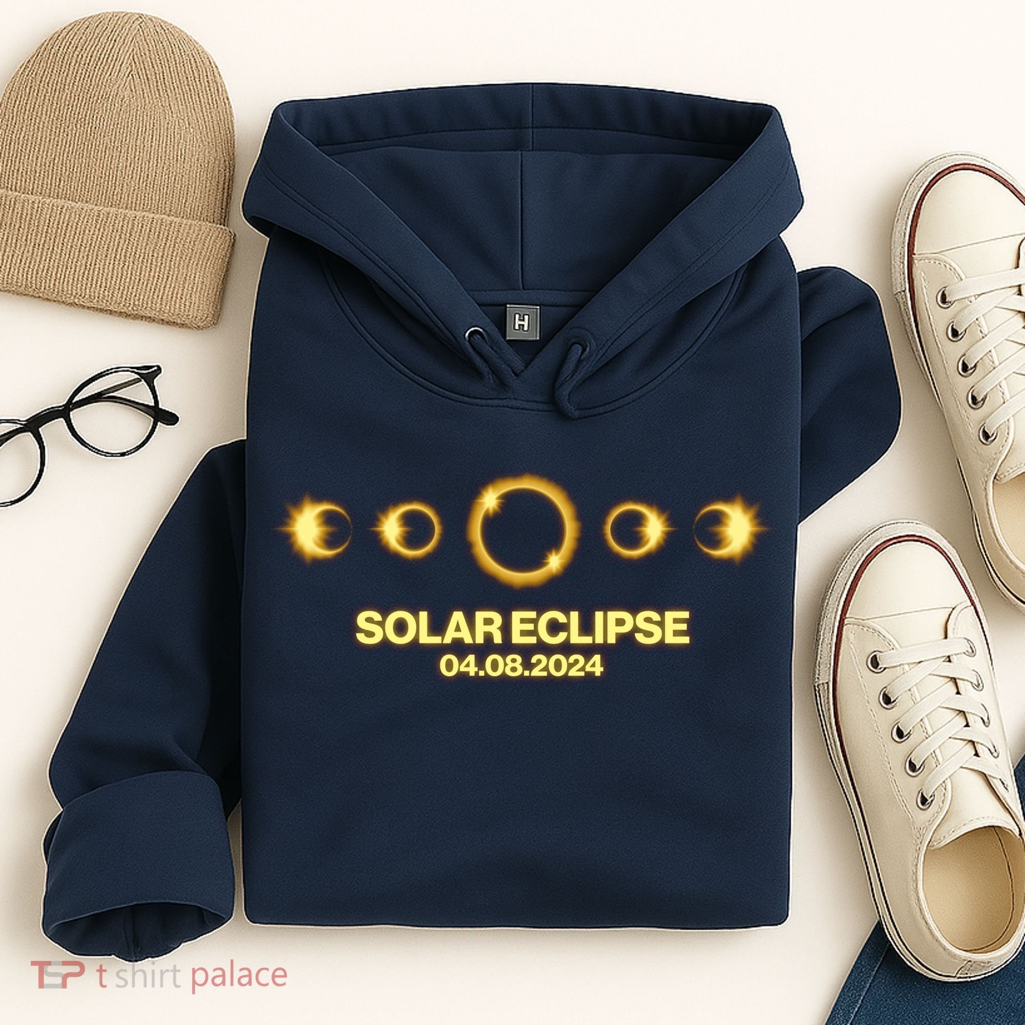 Solar Eclipse April 08 2024 Hoodie