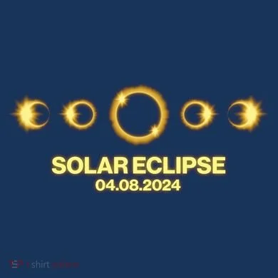 Solar Eclipse April 08 2024 Button