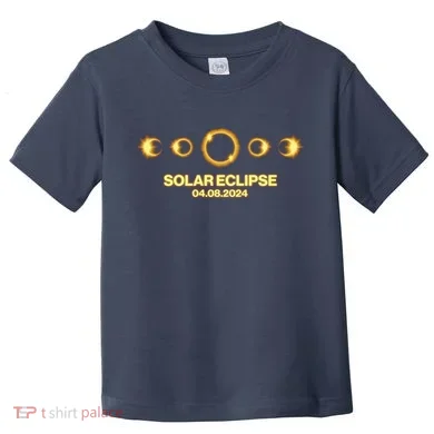 Solar Eclipse April 08 2024 Toddler T-Shirt