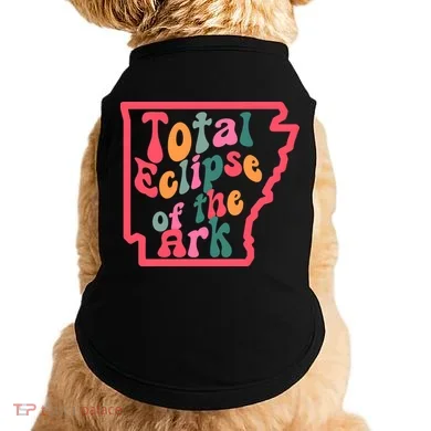 Solar Eclipse Arkansas Map Doggie Tank