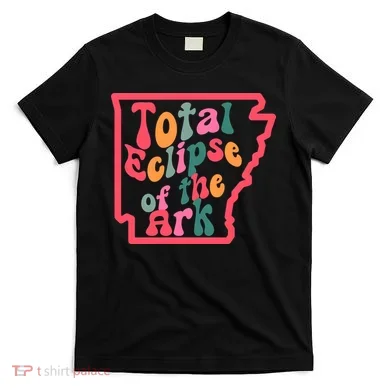 Solar Eclipse Arkansas Map T-Shirt
