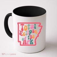 Solar Eclipse Arkansas Map Coffee Mug thumb 0
