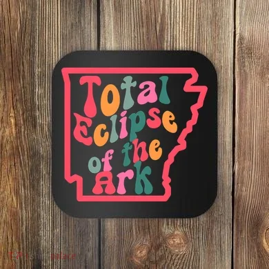 Solar Eclipse Arkansas Map Coaster