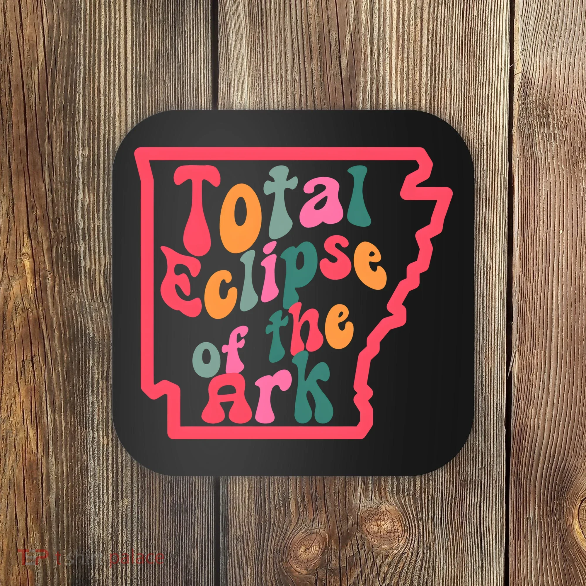 Solar Eclipse Arkansas Map Coaster