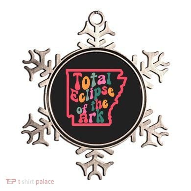 Solar Eclipse Arkansas Map Ornament