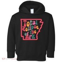 Solar Eclipse Arkansas Map Toddler Hoodie thumb 0