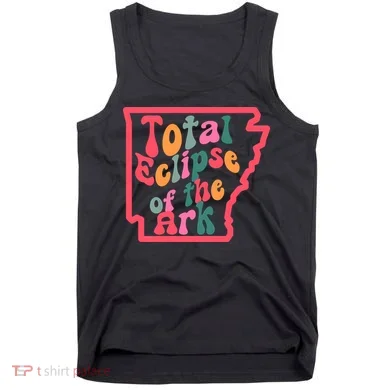 Solar Eclipse Arkansas Map Tank Top