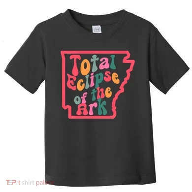 Solar Eclipse Arkansas Map Toddler T-Shirt