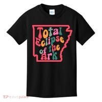 Solar Eclipse Arkansas Map Kids T-Shirt thumb 0
