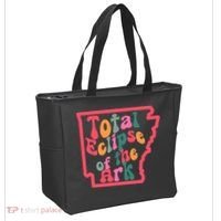 Solar Eclipse Arkansas Map Tote Bag thumb 2