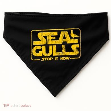 Seagulls Stop it Now USA-Made Doggie Bandana