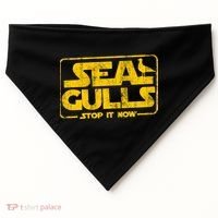 Seagulls Stop it Now USA-Made Doggie Bandana thumb 0
