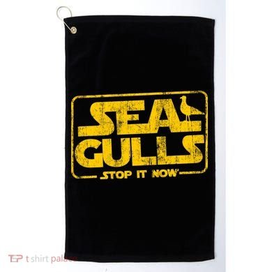 Seagulls Stop it Now Golf Towel