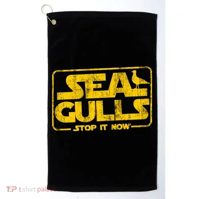 Seagulls Stop it Now Golf Towel