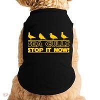 Seagulls Stop it Now Funny Meme Doggie Tank thumb 0