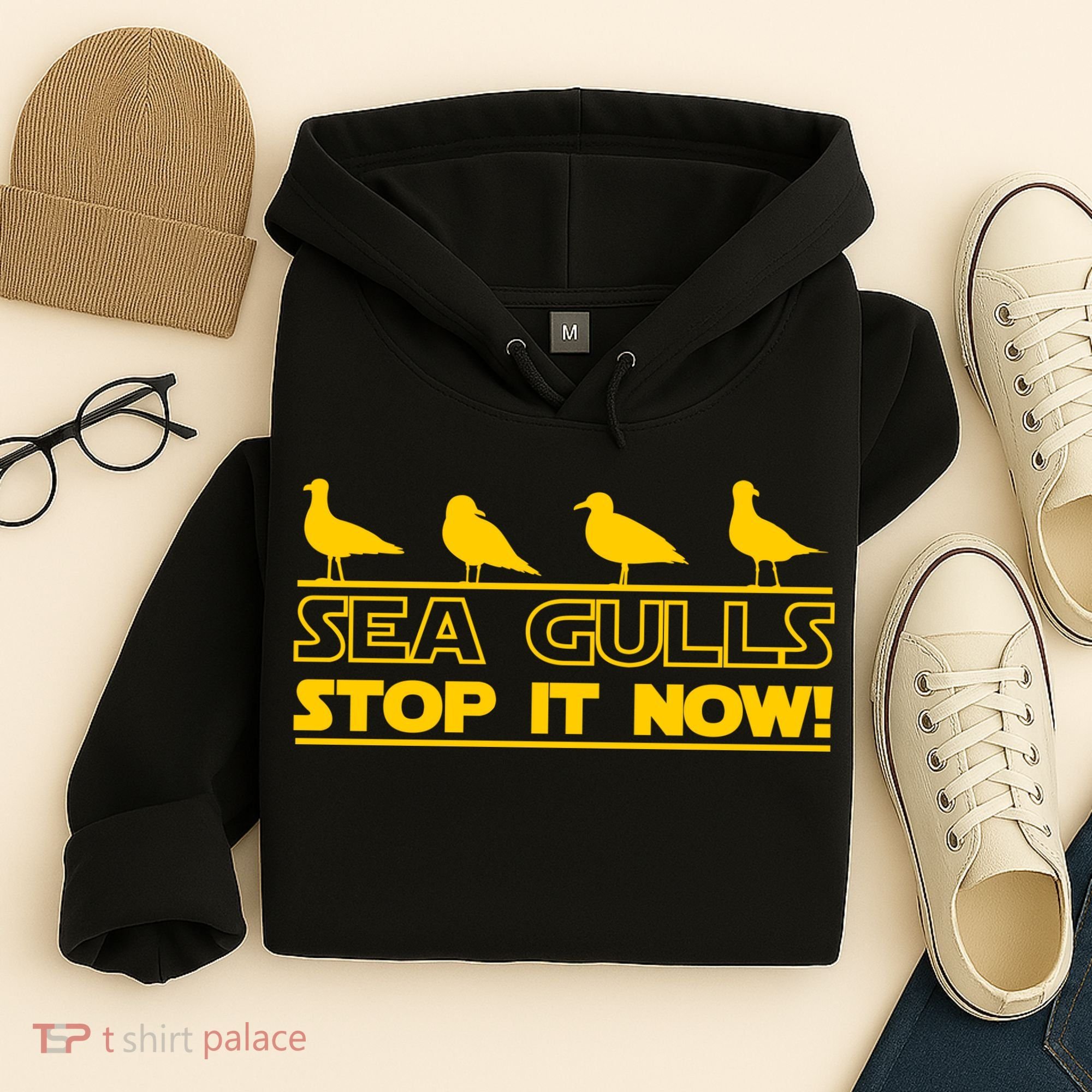 Seagulls Stop it Now Funny Meme Hoodie