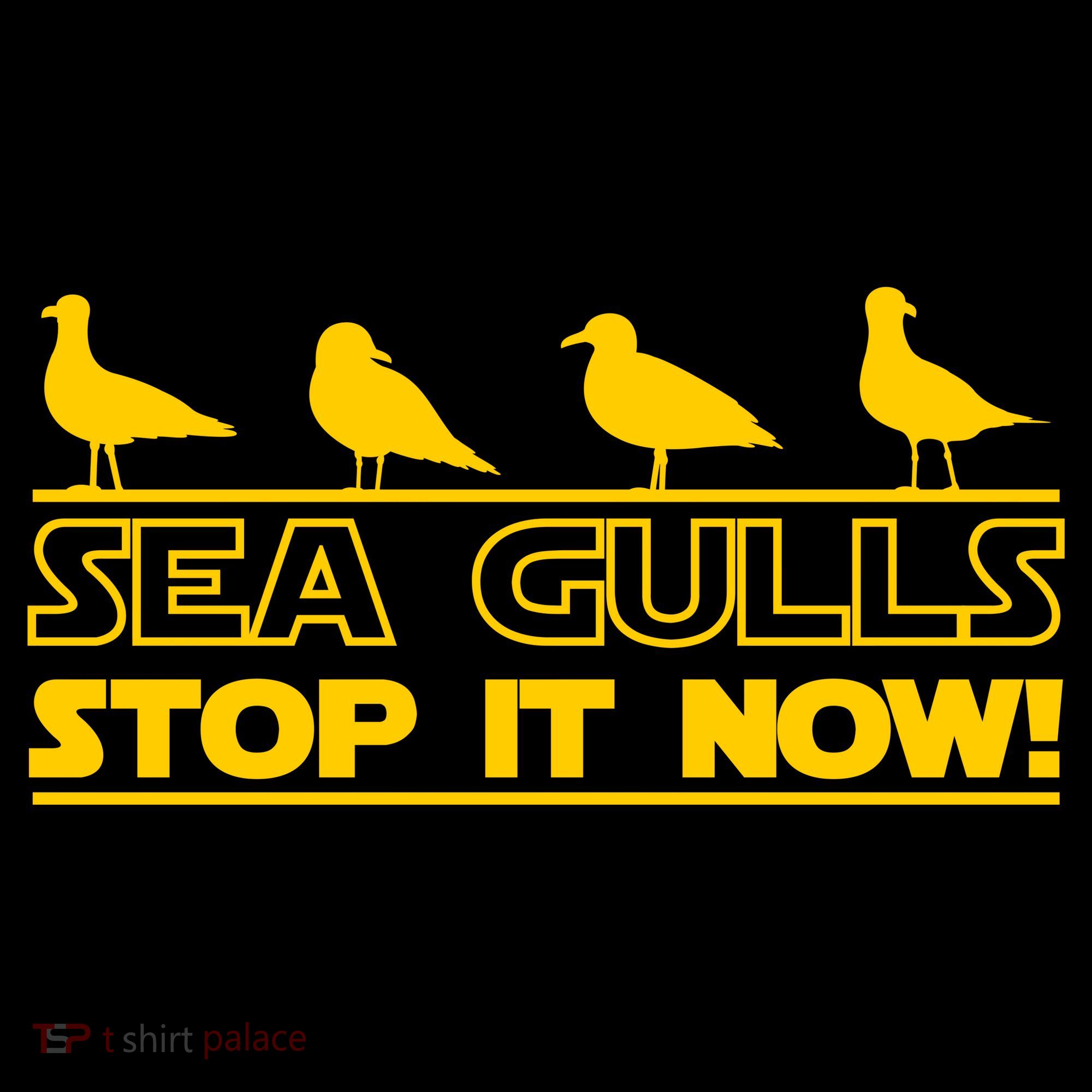 Seagulls Stop it Now Funny Meme Long Sleeve Shirt