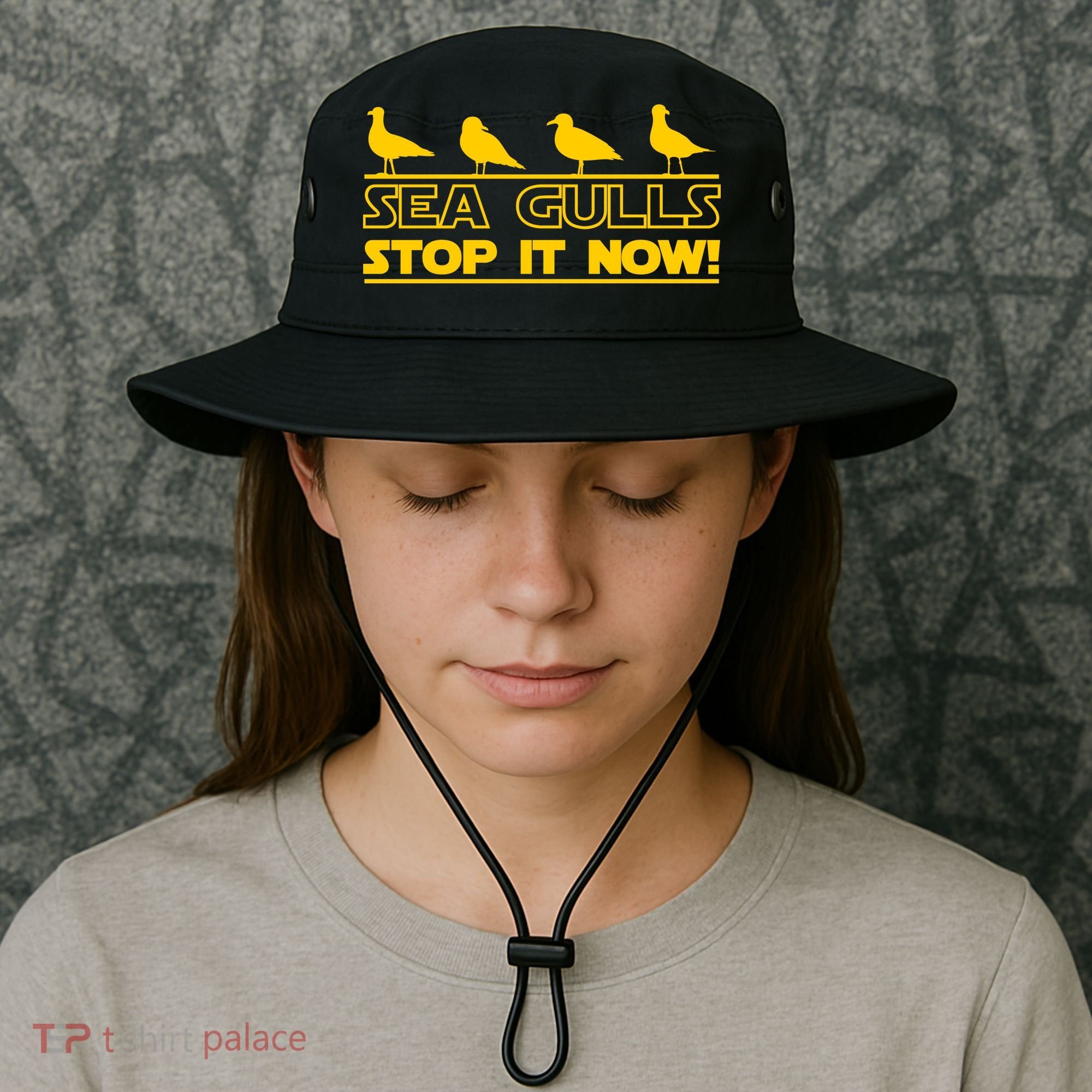 Seagulls Stop it Now Funny Meme Bucket Hat