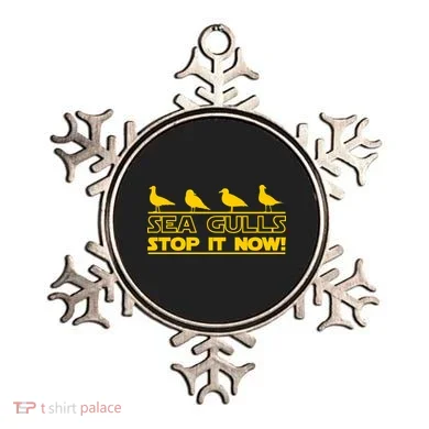 Seagulls Stop it Now Funny Meme Ornament