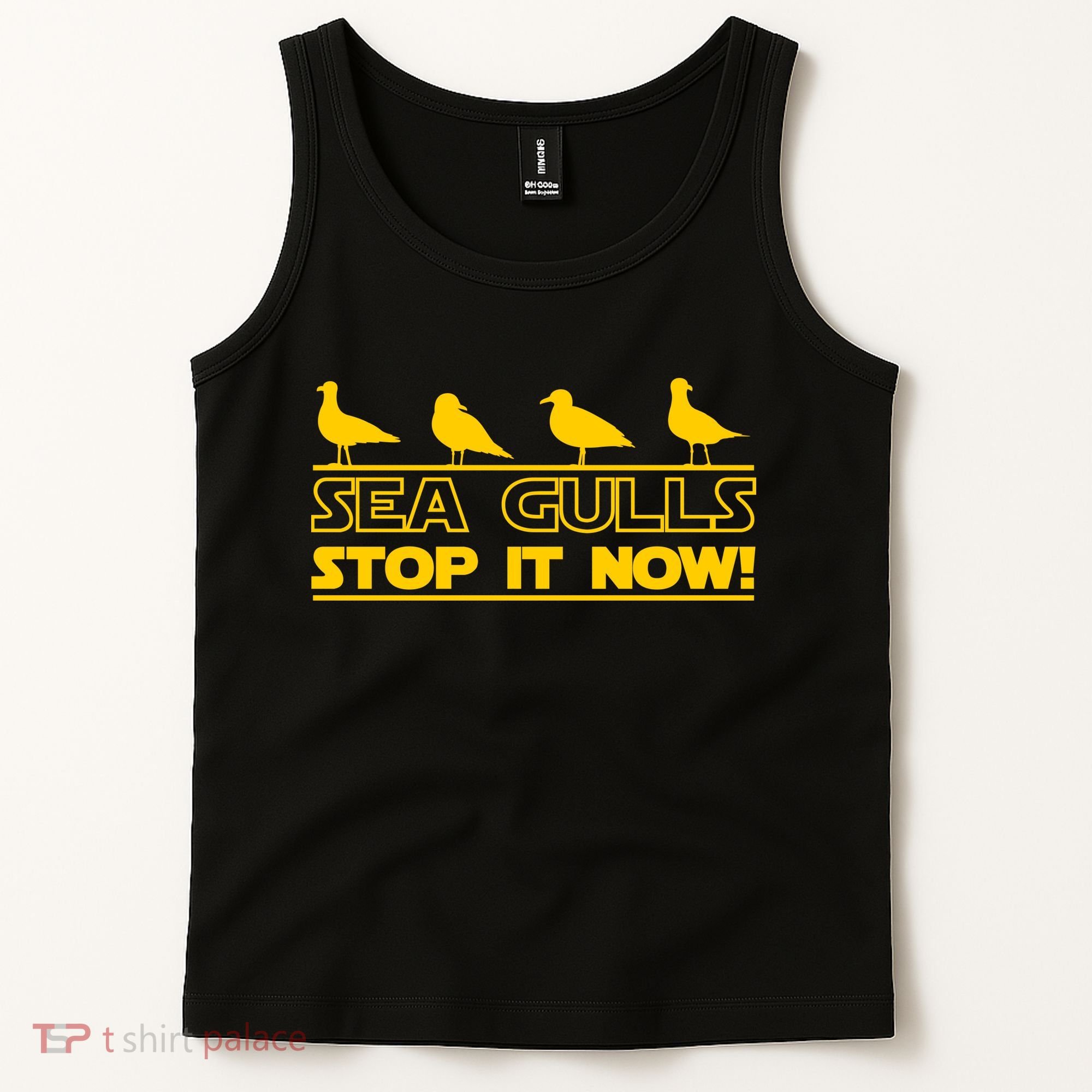 Seagulls Stop it Now Funny Meme Tank Top