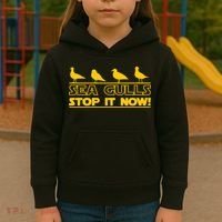 Seagulls Stop it Now Funny Meme Kids Hoodie thumb 3