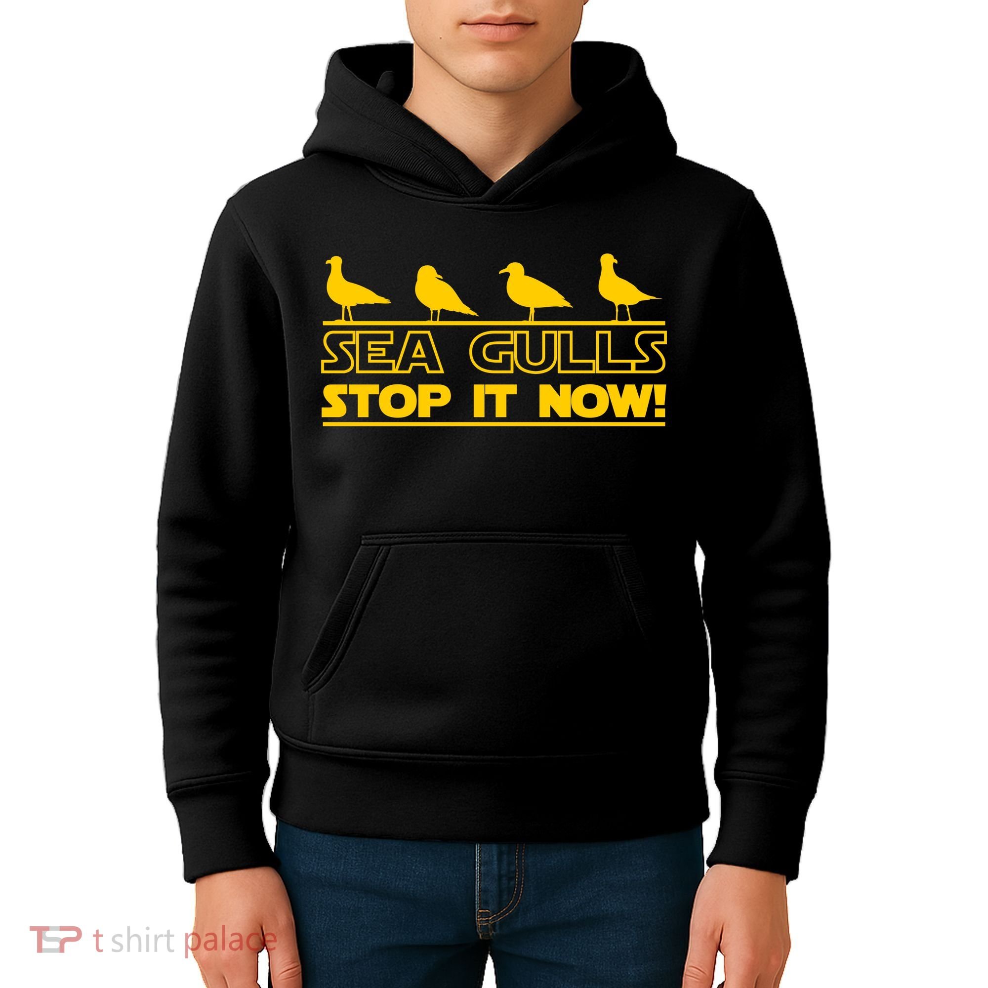 Seagulls Stop it Now Funny Meme Kids Hoodie