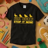 Seagulls Stop it Now Funny Meme Kids T-Shirt thumb 3