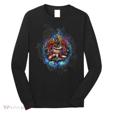 Seahorse Anchor Crest Long Sleeve Shirt
