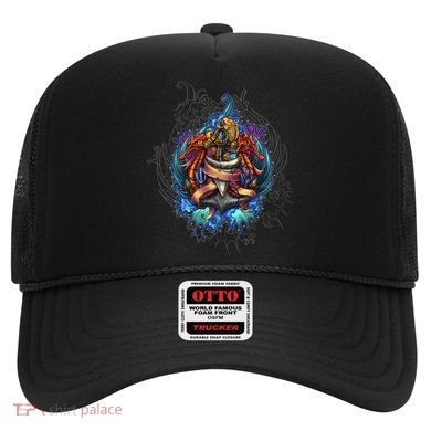 Seahorse Anchor Crest Hat