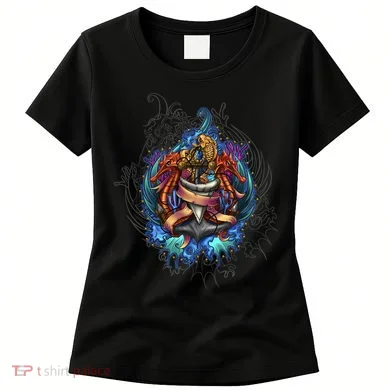 Seahorse Anchor Crest Women's T-Shirt