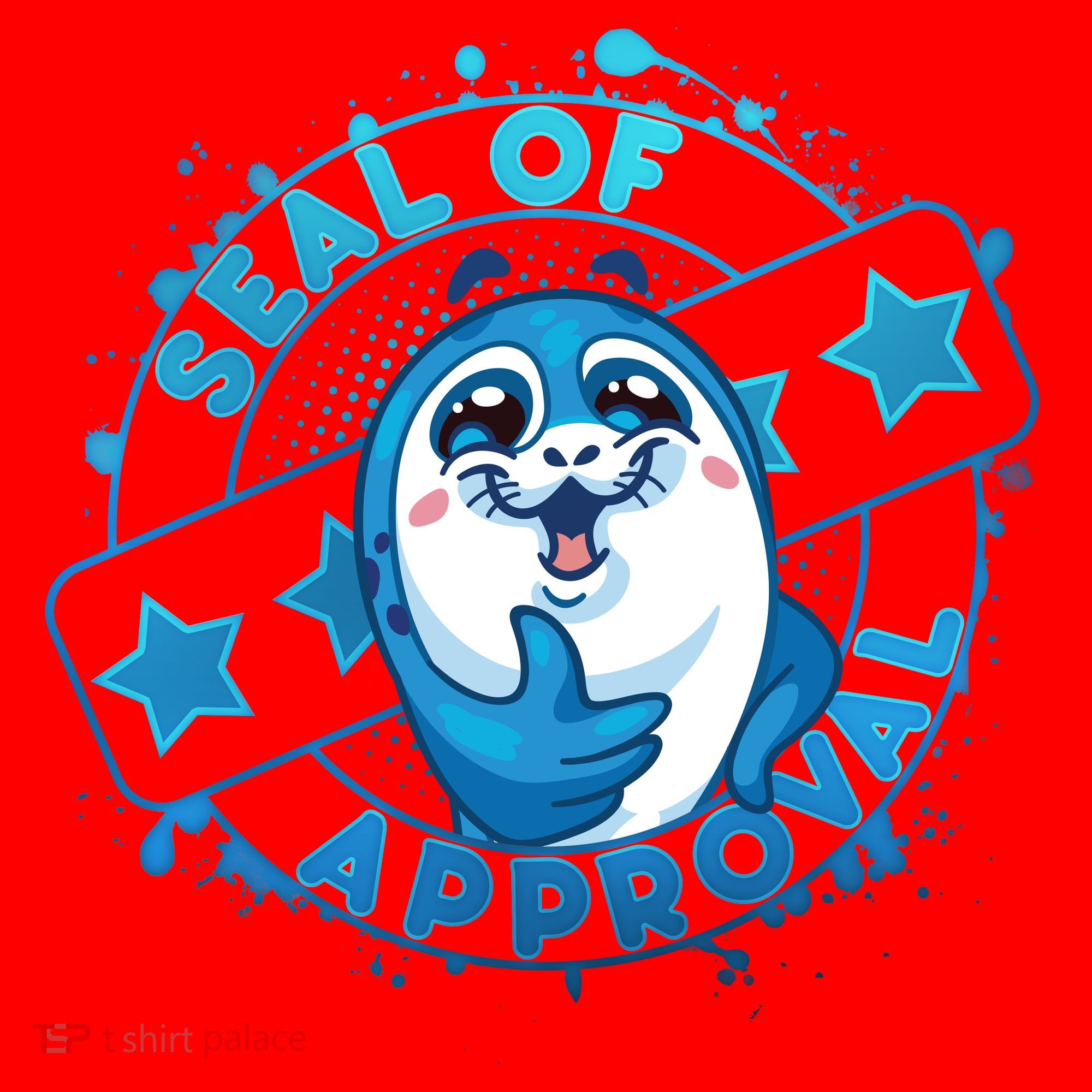 Seal Of Approval Santa Hat