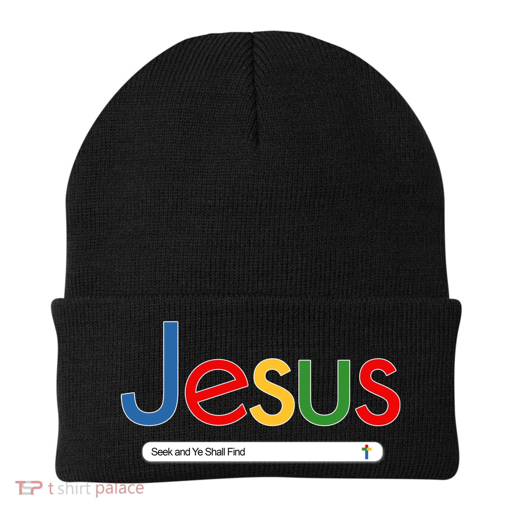 Search Jesus Seek And Ye Shall Find Beanie