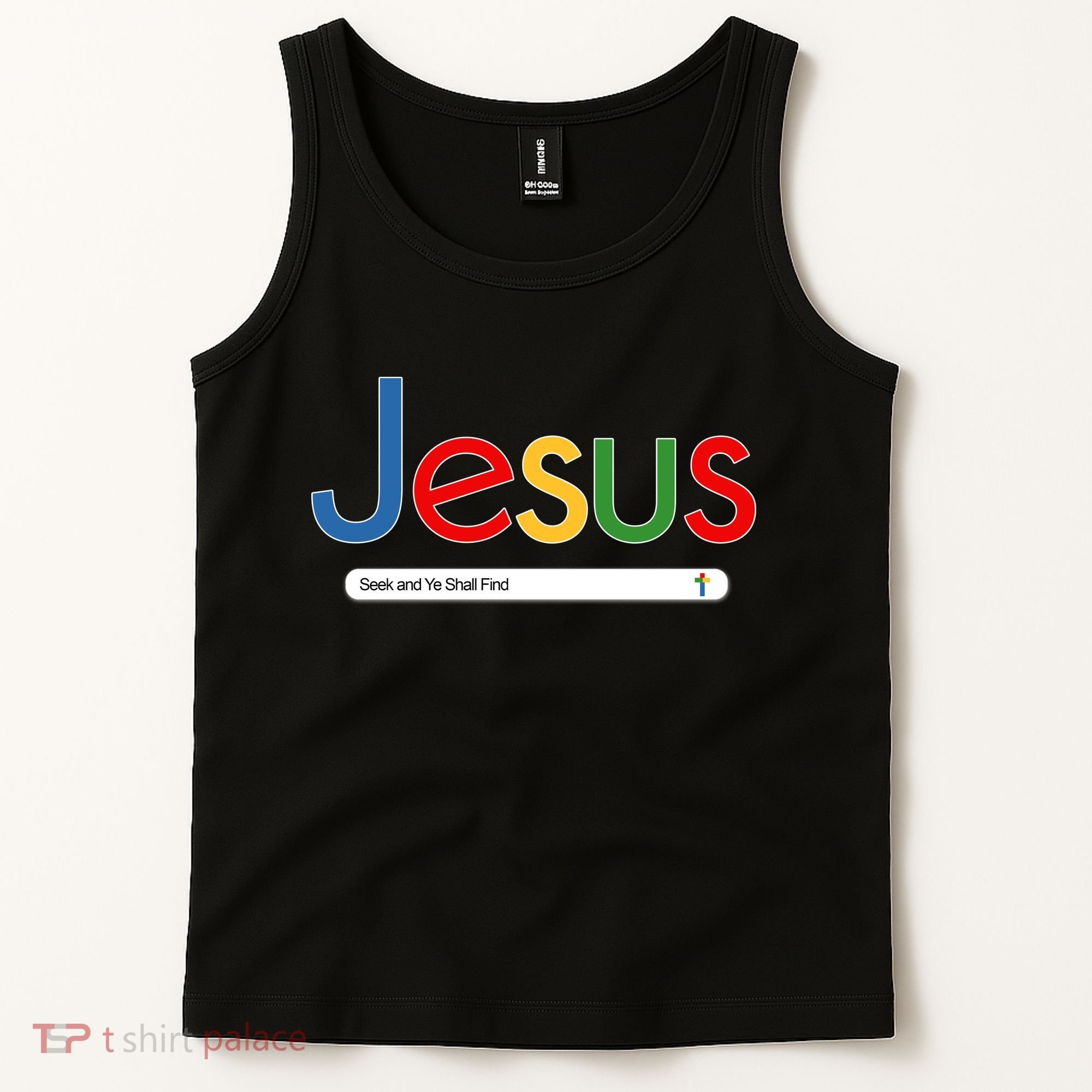 Search Jesus Seek And Ye Shall Find Tank Top
