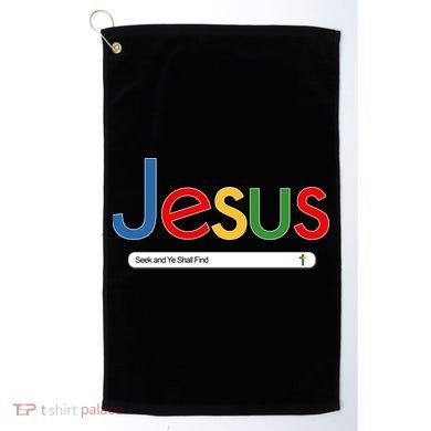 Search Jesus Seek And Ye Shall Find Golf Towel