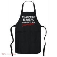 Super Easy Barely An Inconvenience Funny Pitch Meeting Apron thumb 0