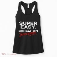 Super Easy Barely An Inconvenience Funny Pitch Meeting Women's Tank Top thumb 0