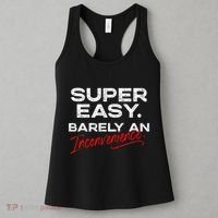 Super Easy Barely An Inconvenience Funny Pitch Meeting Women's Tank Top thumb 3